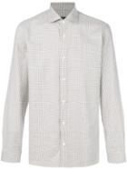 Z Zegna Checkered Print Shirt - Multicolour