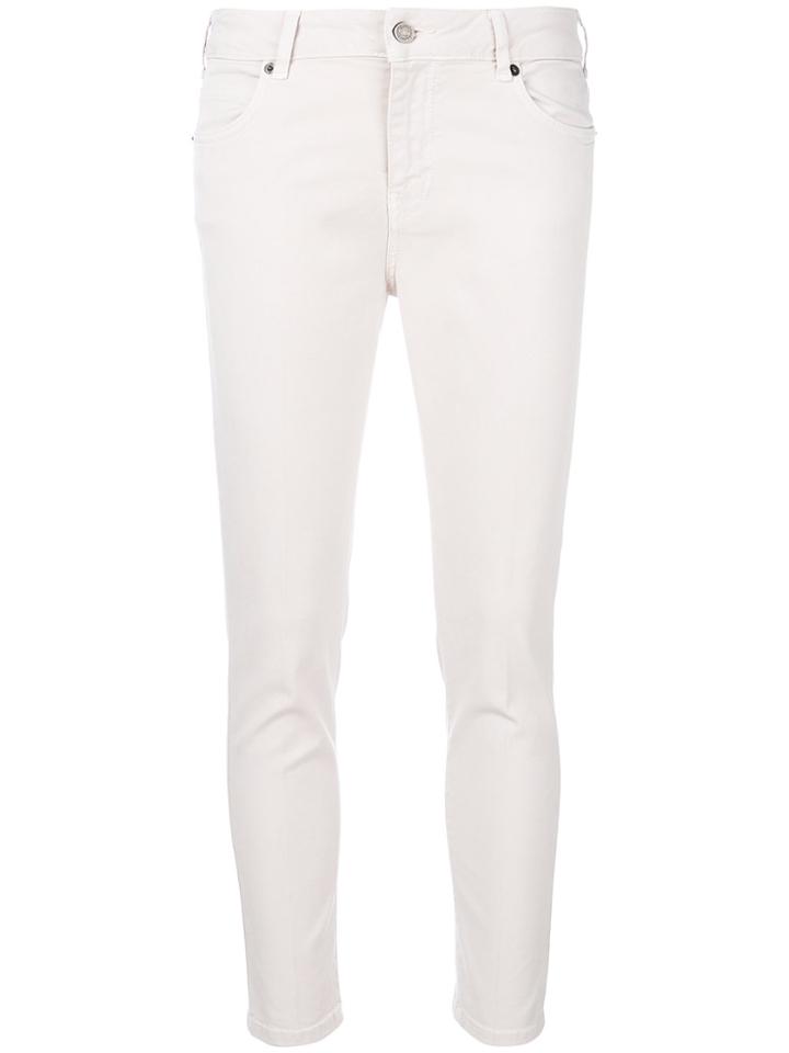 Vanessa Bruno Cropped Style Trousers - Nude & Neutrals