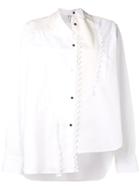 Loewe Lace Detail Asymmetric Shirt - White