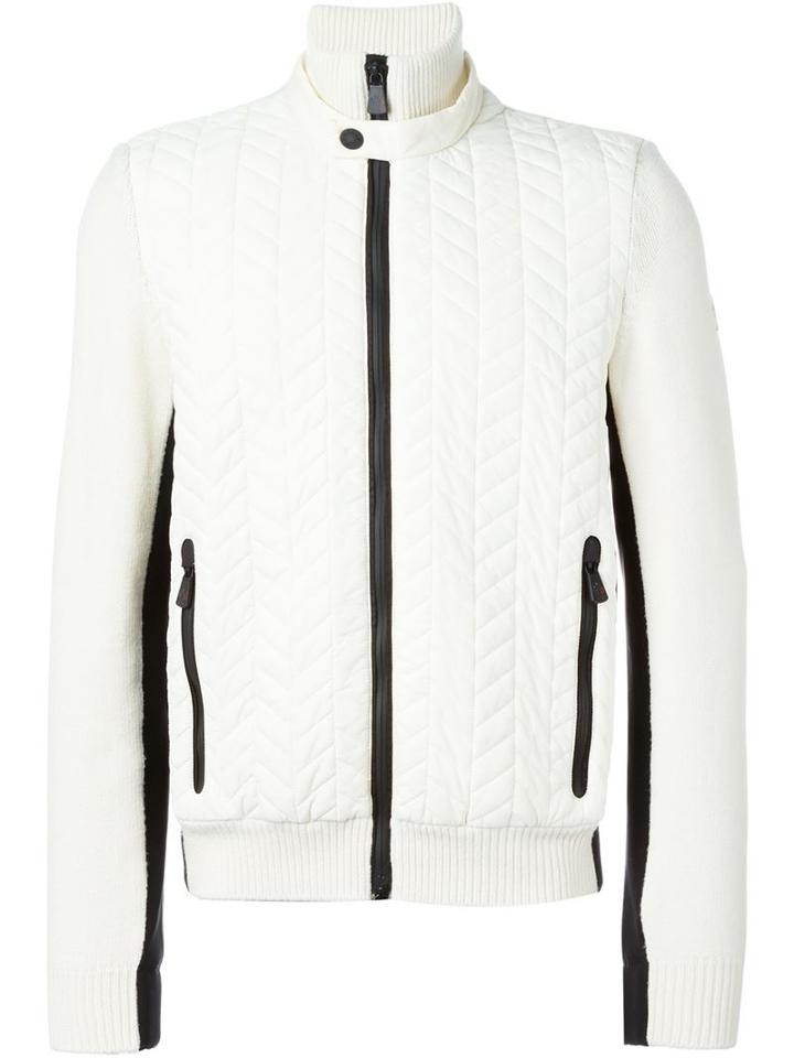 Moncler Grenoble Quilted Zipped Up Cardigan