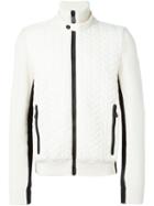 Moncler Grenoble Quilted Zipped Up Cardigan