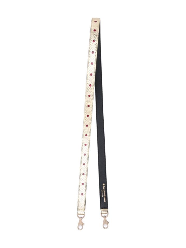 Les Petits Joueurs Dotted Bag Strap - Gold