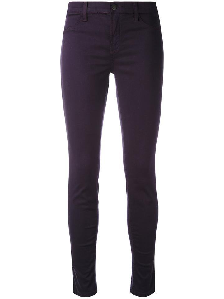 J Brand - Skinny Jeans - Women - Cotton/spandex/elastane/lyocell - 31, Pink/purple, Cotton/spandex/elastane/lyocell