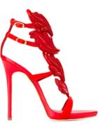 Giuseppe Zanotti Design Cruel Sandals, Women's, Size: 36.5, Red, Leather/plastic