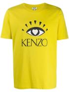Kenzo Cupid Print Logo T-shirt - Yellow