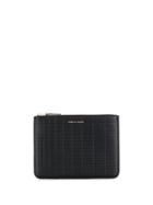 Comme Des Garçons Wallet Engraved Design Wallet - Black