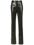 Reinaldo Lourenço Sequinned Tailored Trousers - Black