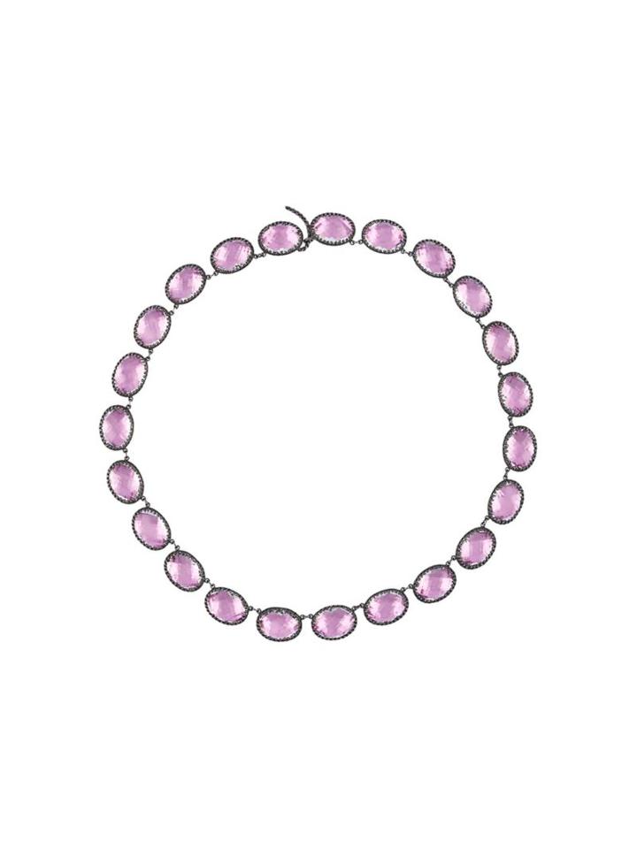 Larkspur & Hawk 'lily' Necklace, Women's, Pink/purple