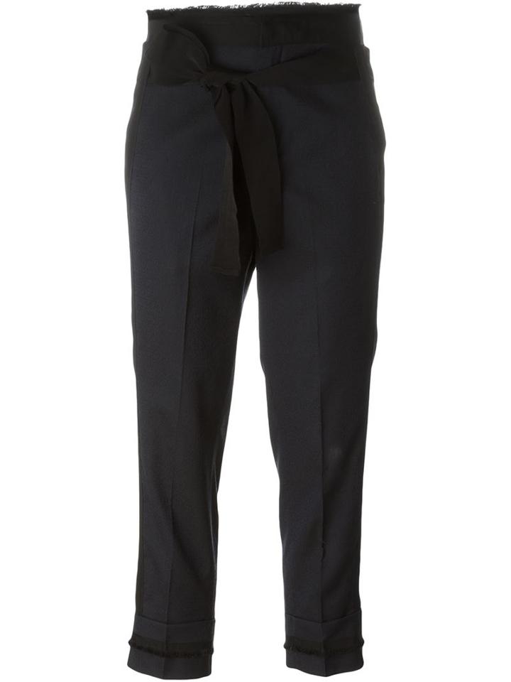 A.f.vandevorst Cropped Jacquard Trousers