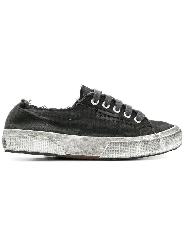 Massimo Alba Superga X Massimo Alba Worn Tennis Sneakers - Grey