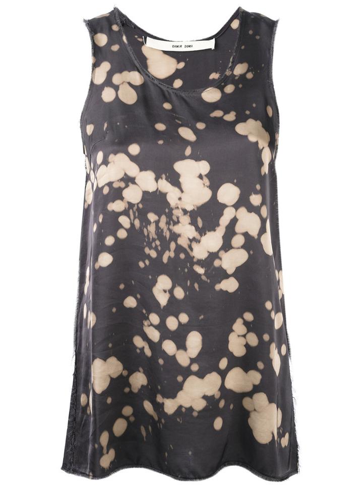 Damir Doma Abstract Print Tank Top, Women's, Size: Small, Pink/purple, Cupro