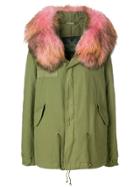 Mr & Mrs Italy Hooded Fur Trim Parka - Green