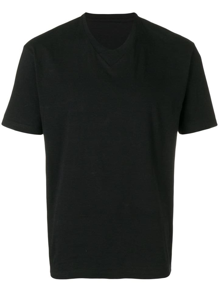 Issey Miyake Slim V-neck T-shirt - Black