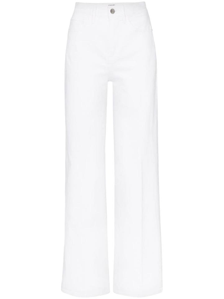 Frame Le California Straight-leg Jeans - White
