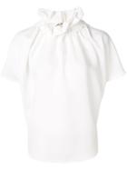 Edeline Lee Ruffle Blouse - White