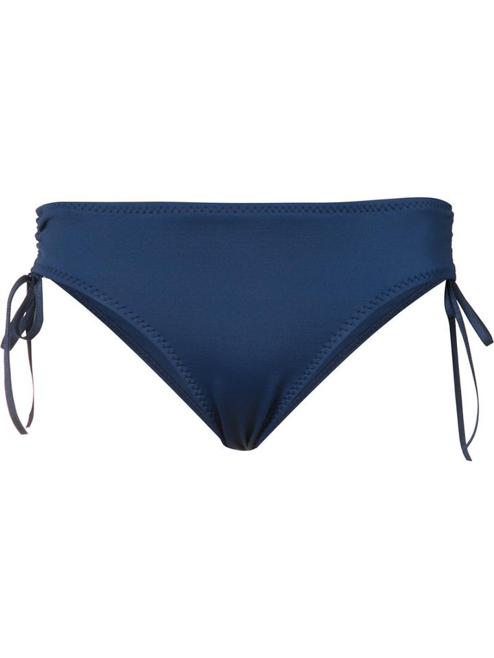Malia Mills - Side Tie Bikini Bottom - Women - Nylon/spandex/elastane - 4, Women's, Blue, Nylon/spandex/elastane