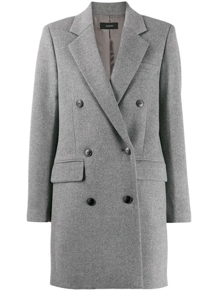Joseph Elkins Double-breasted Coat - Grey