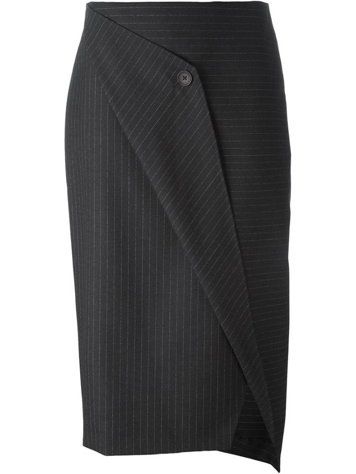 Dkny Asymmetric Pencil Skirt