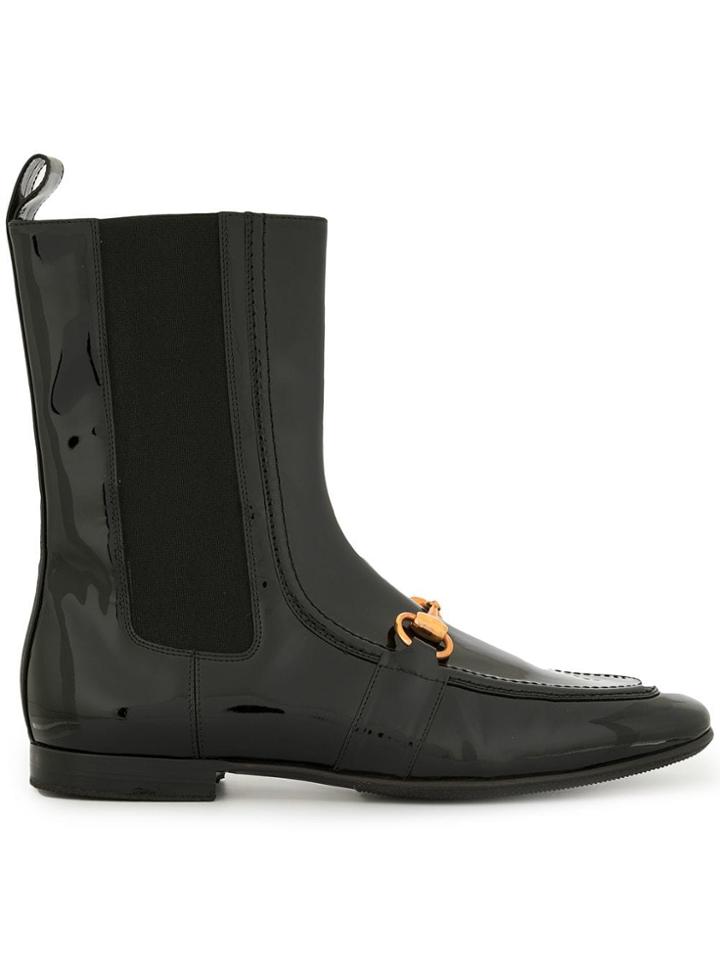 Gucci Vintage Rain Boots Shoes - Black