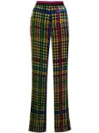 Etro Printed Flared Trousers - Neutrals