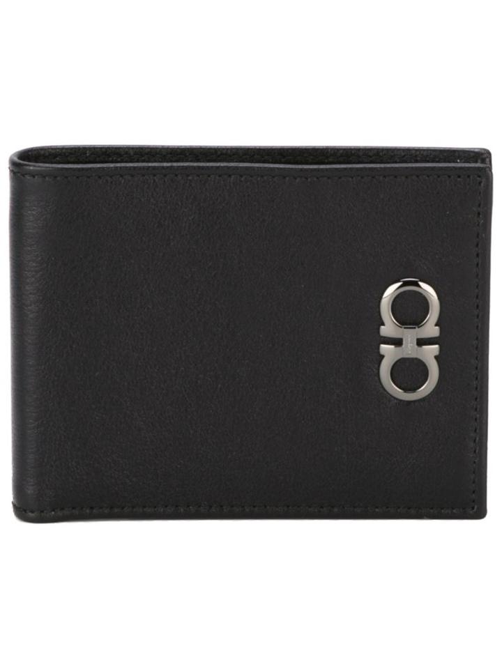 Salvatore Ferragamo Metal Logo Detail Wallet