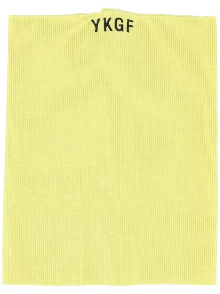 Yoshiokubo Logo Neck Warmer - Yellow