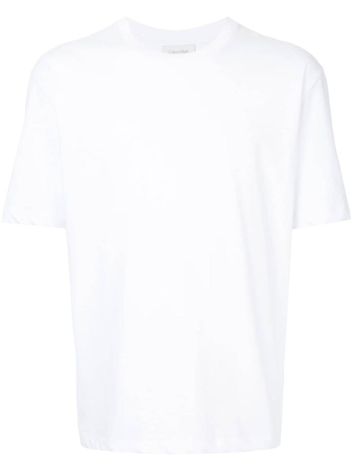Ck Calvin Klein Eye Embroidered T-shirt - White
