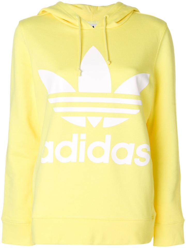 Adidas Trefoil Hoodie - Yellow & Orange