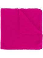 Le Tricot Perugia Plain Scarf - Pink & Purple