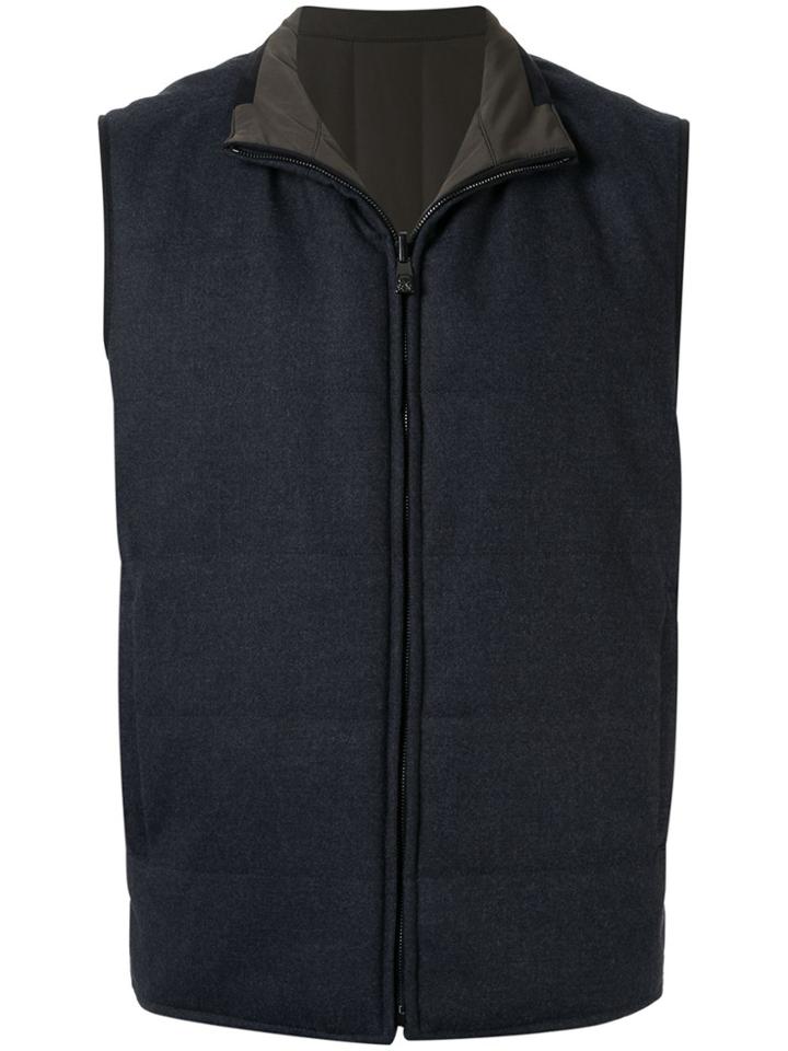 Corneliani Reversible Gilet - Green