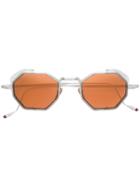 Jacques Marie Mage Quatro Visor Frame Sunglasses - Metallic
