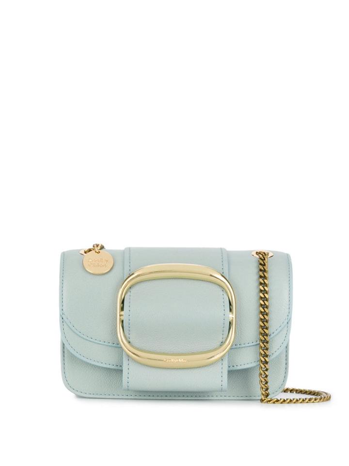 See By Chloé Hopper Small Cross Body Bag - Blue