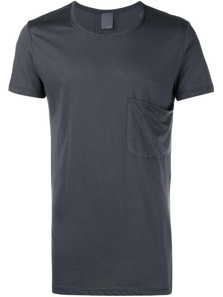 Lot78 Basic Pocket T-shirt, Men's, Size: Xs, Grey, Cotton/modal