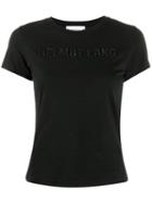 Helmut Lang Embroidered Logo T-shirt - Black