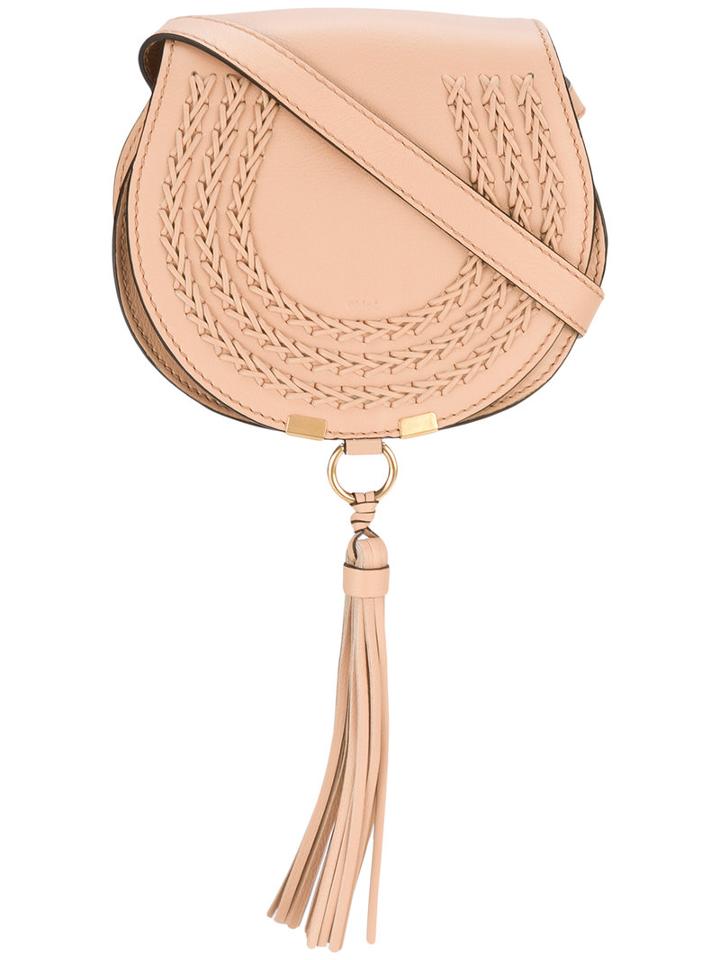 Chloé - Mini Marcie Tassel Bag - Women - Calf Leather - One Size, Nude/neutrals, Calf Leather