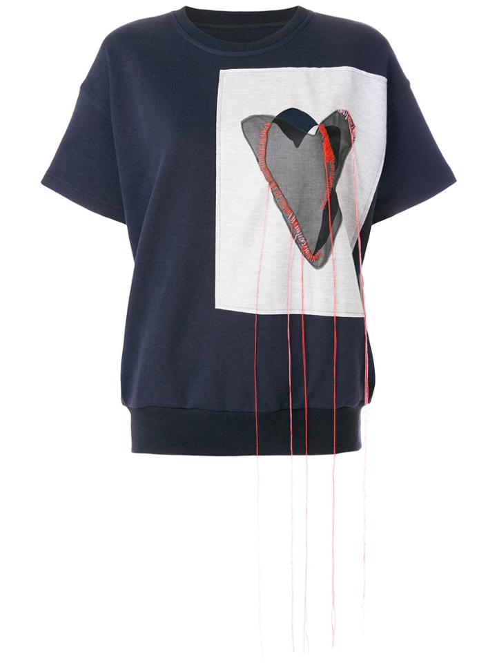 Maison Margiela Applique Stitch Sweatshirt - Blue