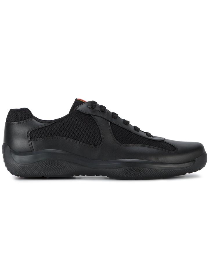 Prada Black America's Cup Sneakers