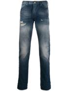 Emporio Armani Distressed Jeans - Blue
