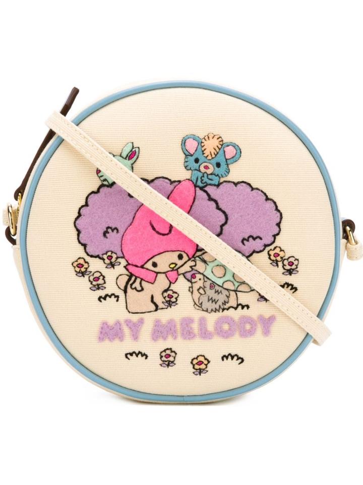 Olympia Le-tan My Melody Crossbody Bag, Women's, Nude/neutrals, Cotton
