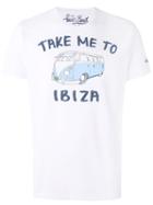 Ibiza Print T-shirt - Men - Cotton - Xl, White, Cotton, Mc2 Saint Barth