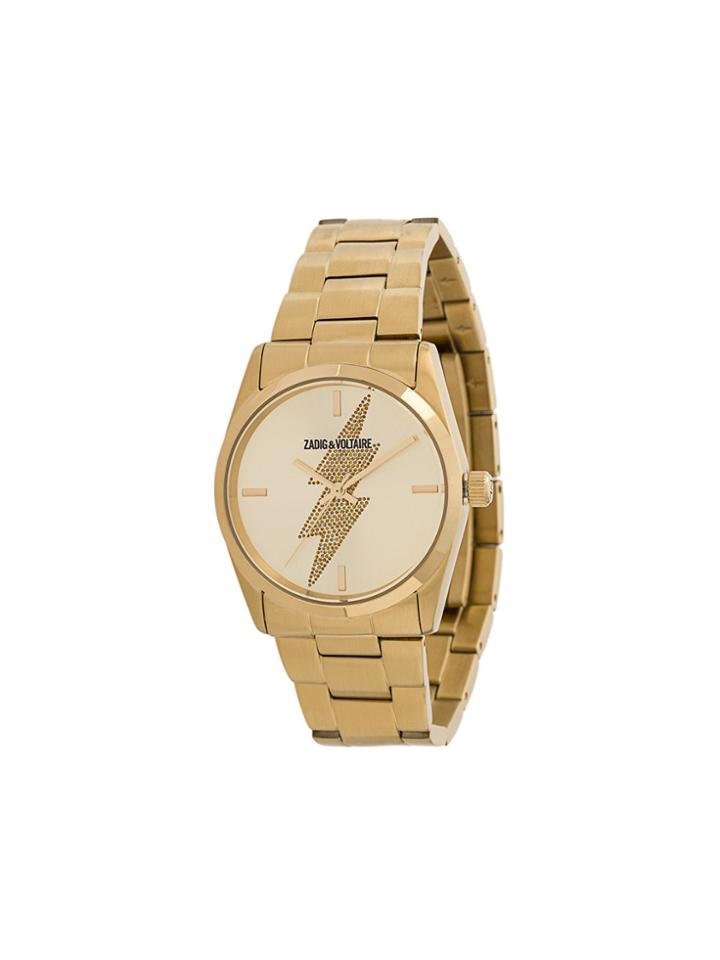 Zadig & Voltaire Montre Timeless Eclair Watch - Gold