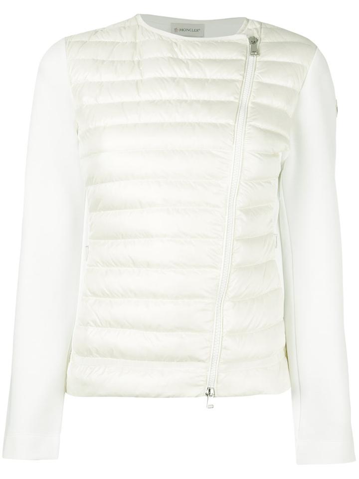 Moncler Maglia Jacket, Women's, Size: Xs, White, Polyamide/goose Down