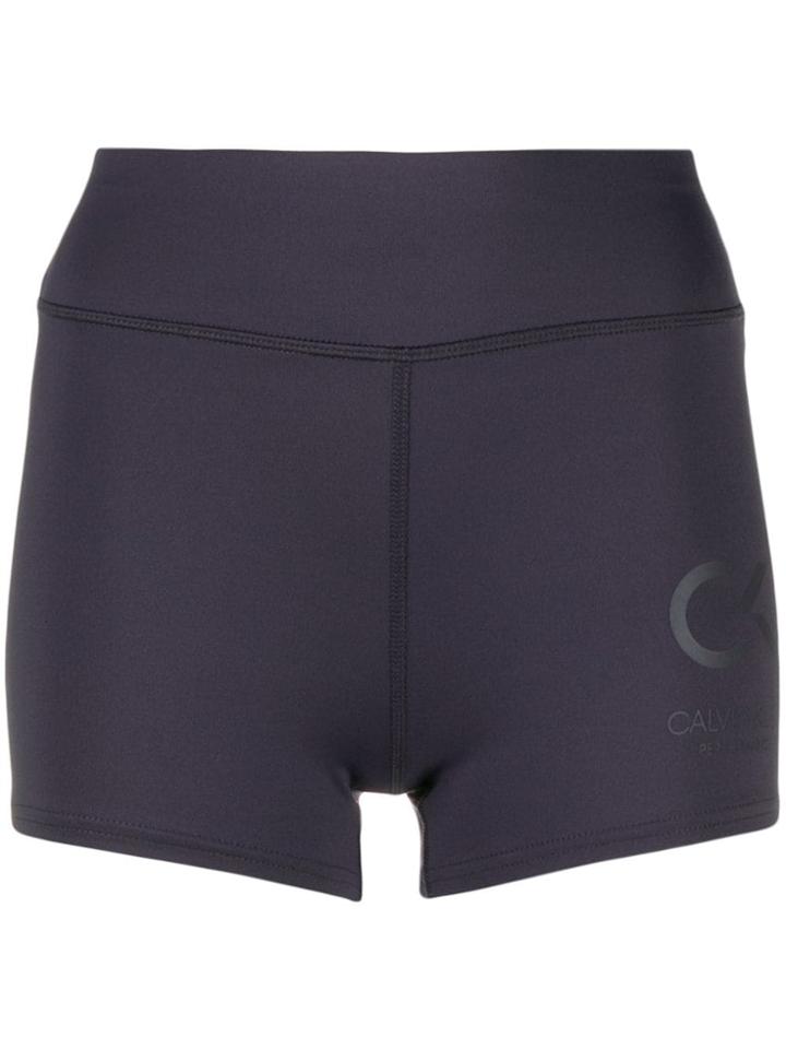 Calvin Klein Stretch Logo Shorts - Grey