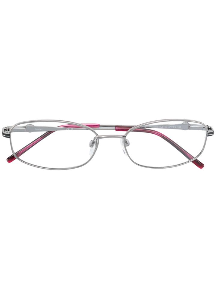 Pierre Cardin Eyewear Oval-frame Sunglasses - Metallic