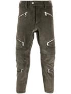 Neil Barrett Zip Corduroy Trousers - Brown