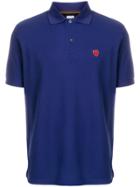 Paul Smith Classic Button Polo Shirt - Blue