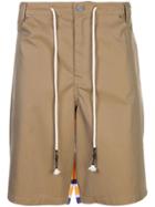 Mostly Heard Rarely Seen Combination Drawstring Shorts - Green