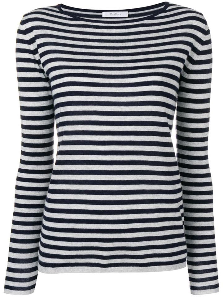 Max Mara Nardo Striped Jumper - Blue