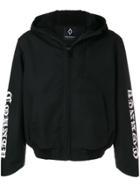 Marcelo Burlon County Of Milan Side Printed Bomber Jacket - Black
