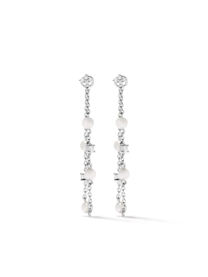 Yoko London 18kt White Gold Diamond Trend Earrings - 7